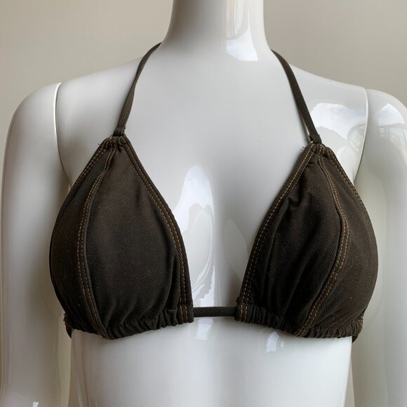 Billabong surf olive triangle bikini set - Picture 3 of 7